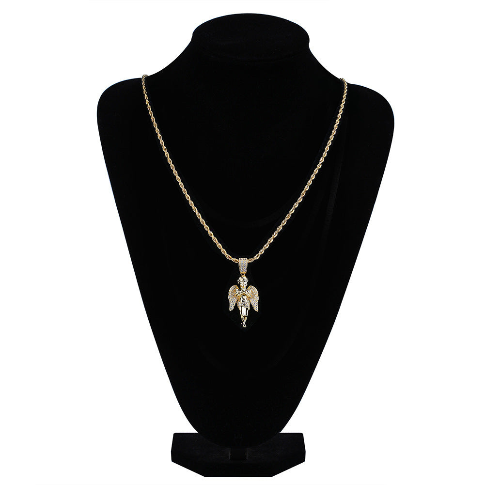 Europe And The United States Hot Selling Hands Together Angel Pendant