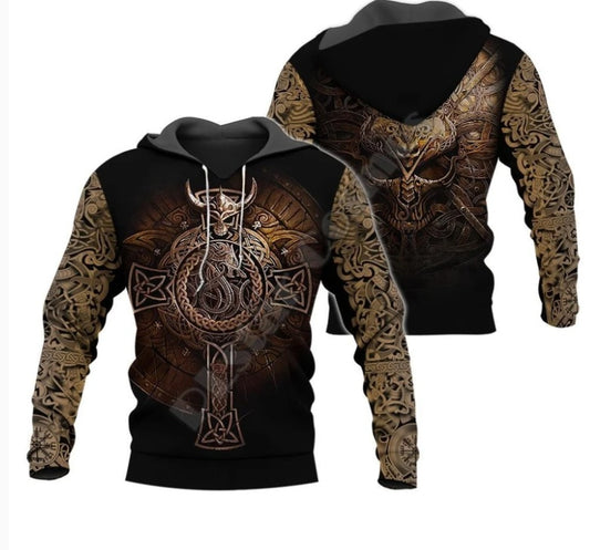 VIKING - Comfortabele capuchon met stijlvol patroon