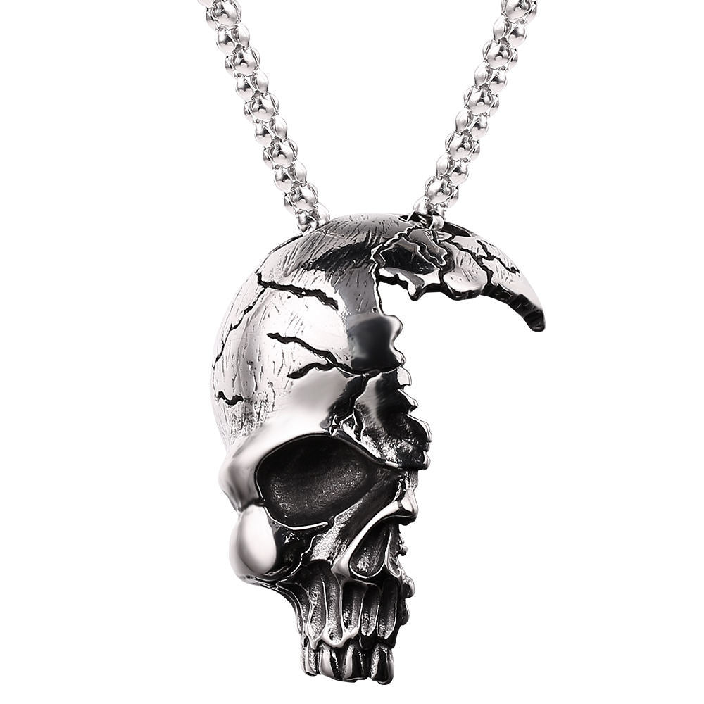 Punk Demon Eye Pendant Necklace