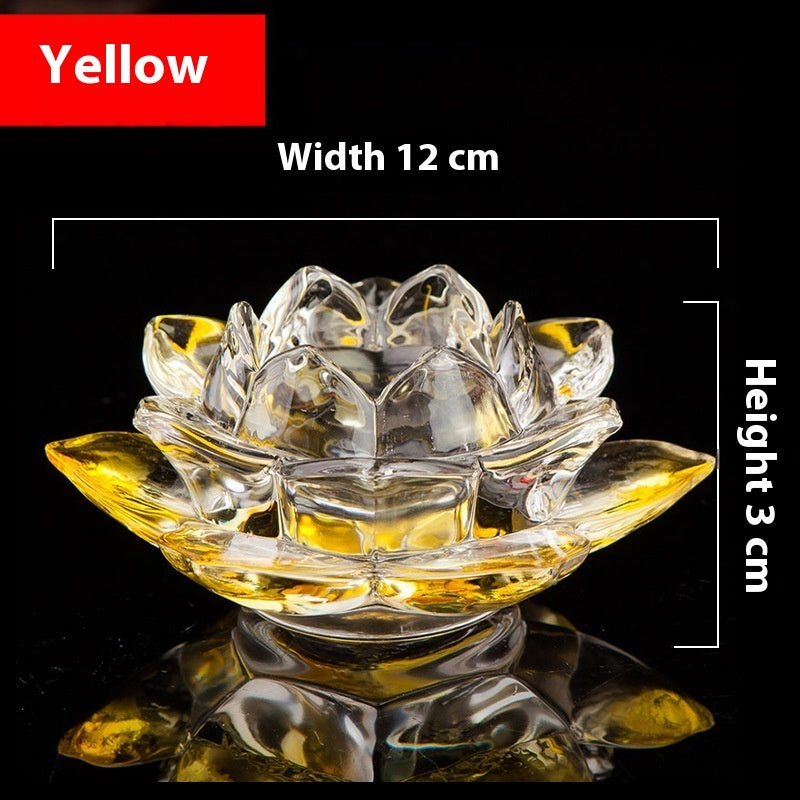Colored Glaze Butter Lamp Holder Candle Holder