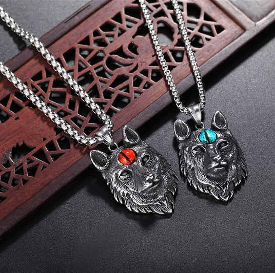 Wolf Totem Wolf Head Pendant