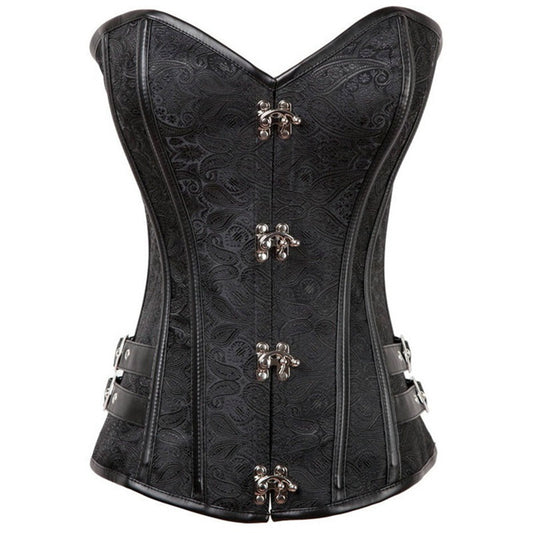 Jacquard Gothic Vintage Corset Court