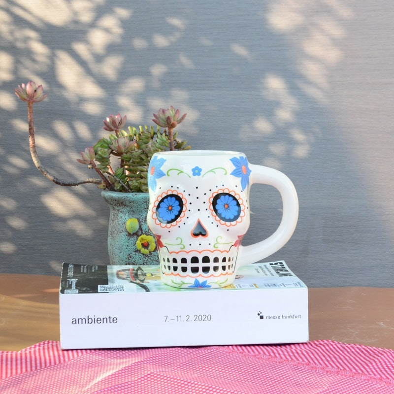 Creative Skull Stereo Ceramic Mug Halloween