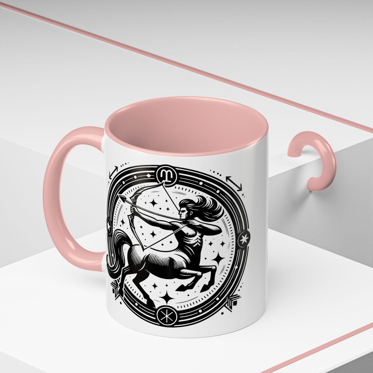 Zodiac Unicorn Coffee Mug, Astrology Gift, Horoscope Cup, Black Accents, Unique Unicorn Mug for Coffee Lovers