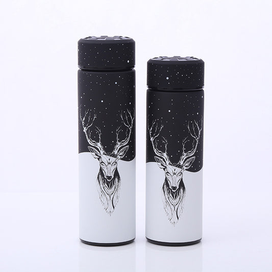 Stainless steel mug starlight deer gift cup