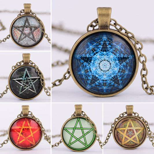 Pentagramme Sorcellerie Culte Pendentif