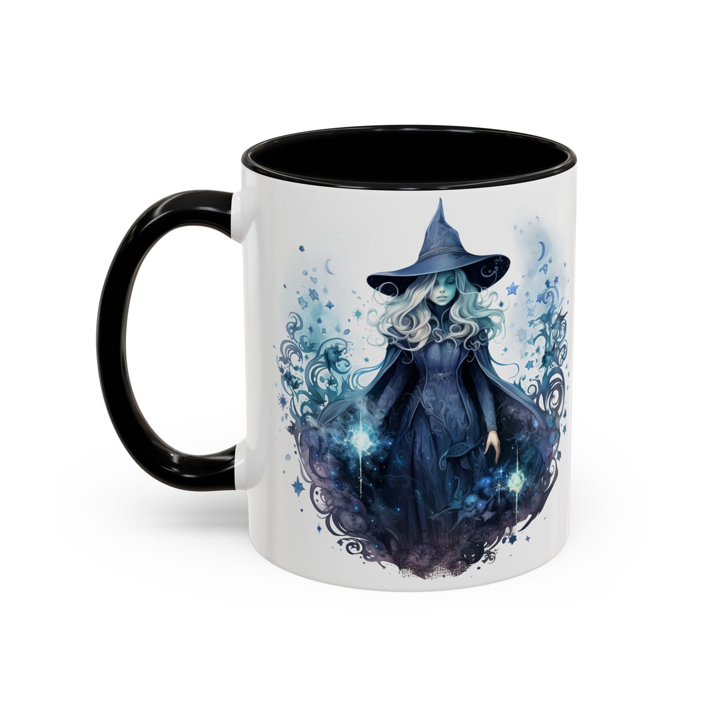 Witchy Accent Coffee Mug | Magical Coffee Cup, Halloween Decor, Gift for Witches, Enchanted Kitchenware, Mystical Mug