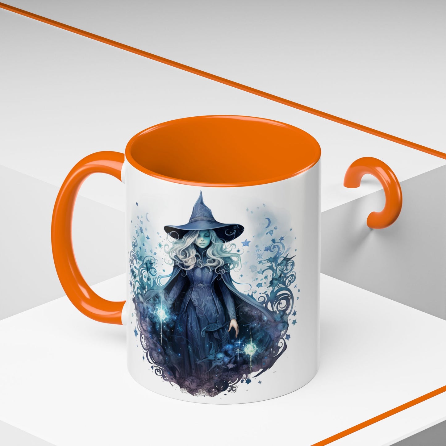 Witchy Accent Coffee Mug | Magical Coffee Cup, Halloween Decor, Gift for Witches, Enchanted Kitchenware, Mystical Mug
