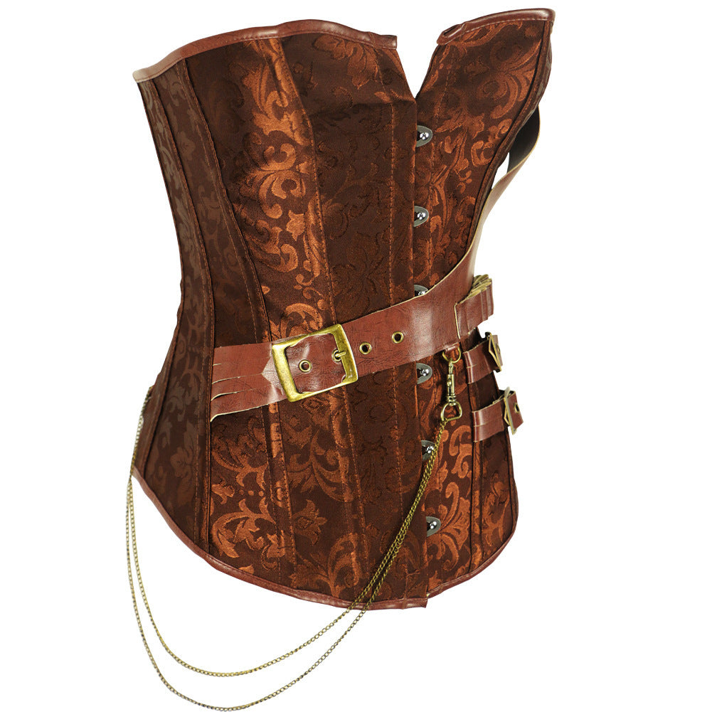 European And American Steampunk Retro Corset