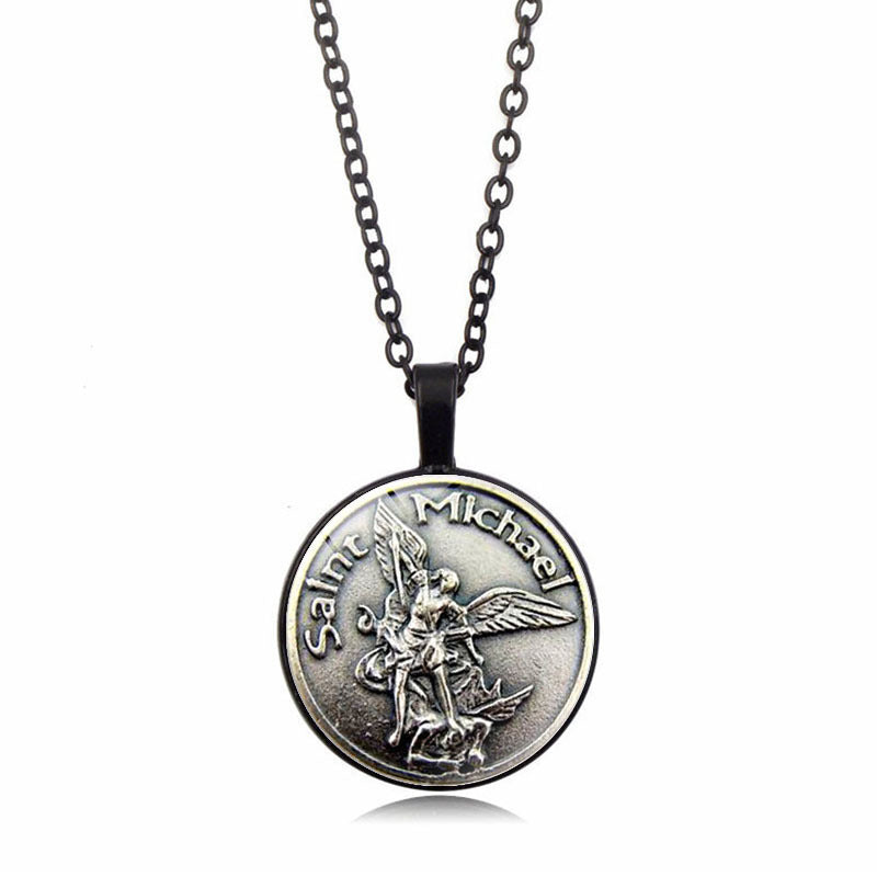 Saint Ange Temps Vintage Collier de Pierres Précieuses