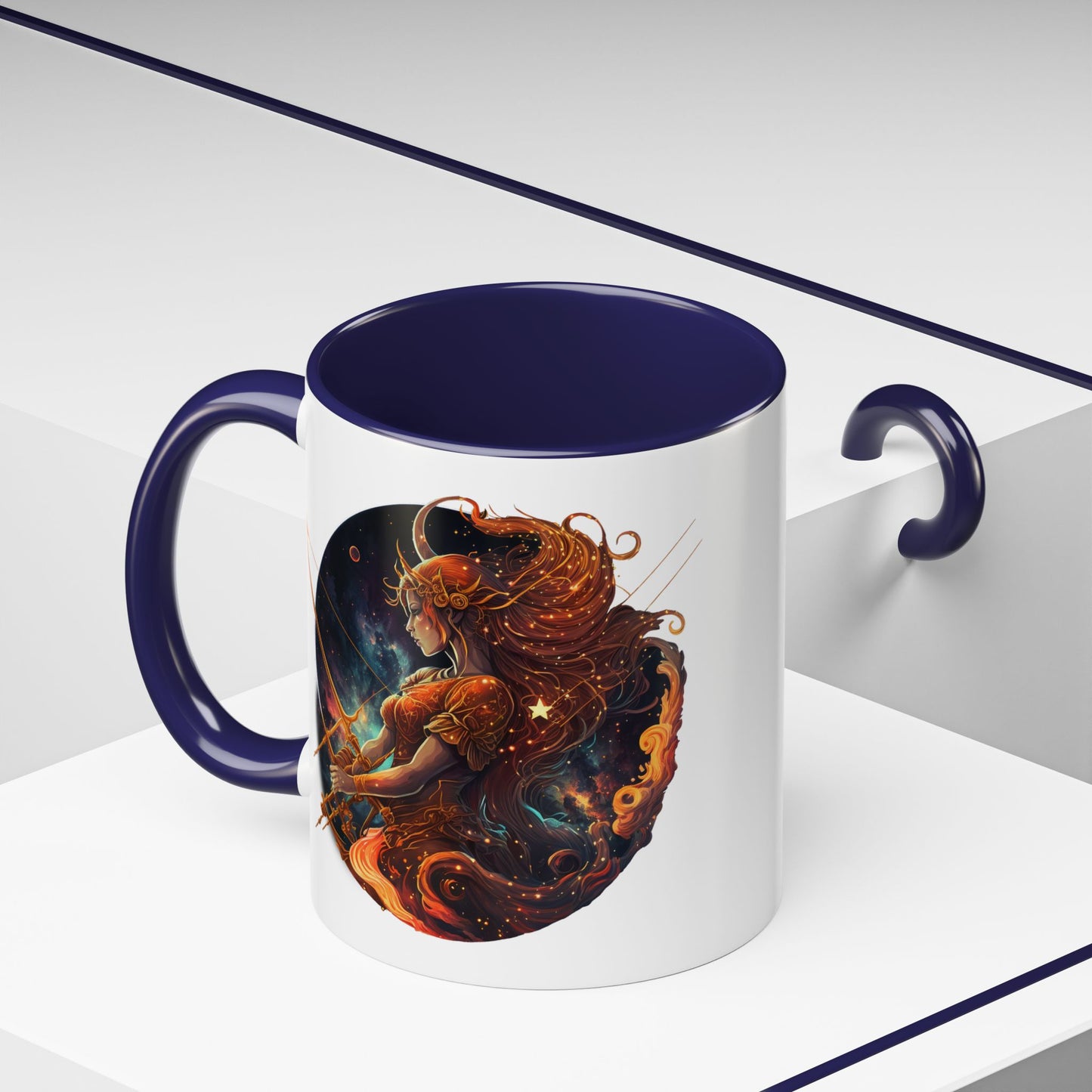 Celestial Goddess Coffee Mug | 11oz & 15oz | Mystical Gift for Coffee Lovers | Astrology Decor | Bohemian Kitchenware | Unique Art Mug
