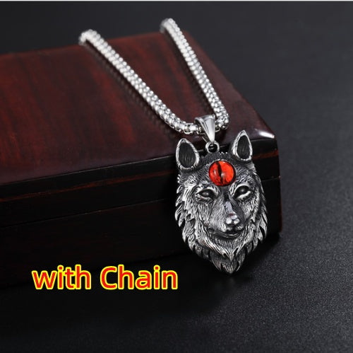 Wolf Totem Wolf Head Pendant