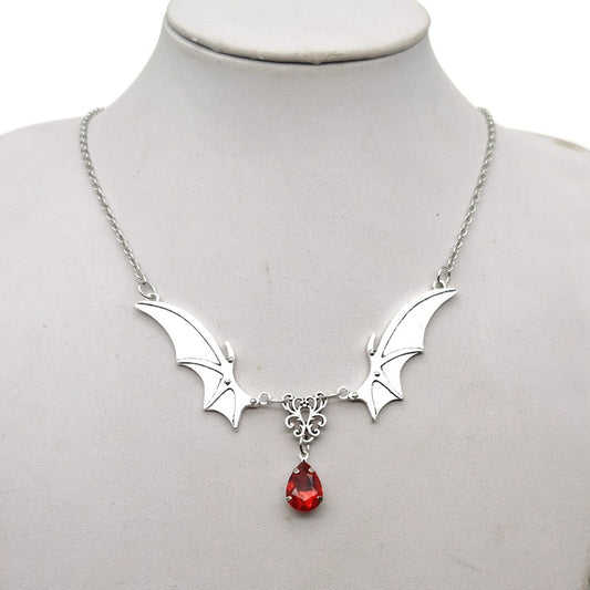 Vampire Bat Wings Collier Gothique Bijoux de Sorcellerie