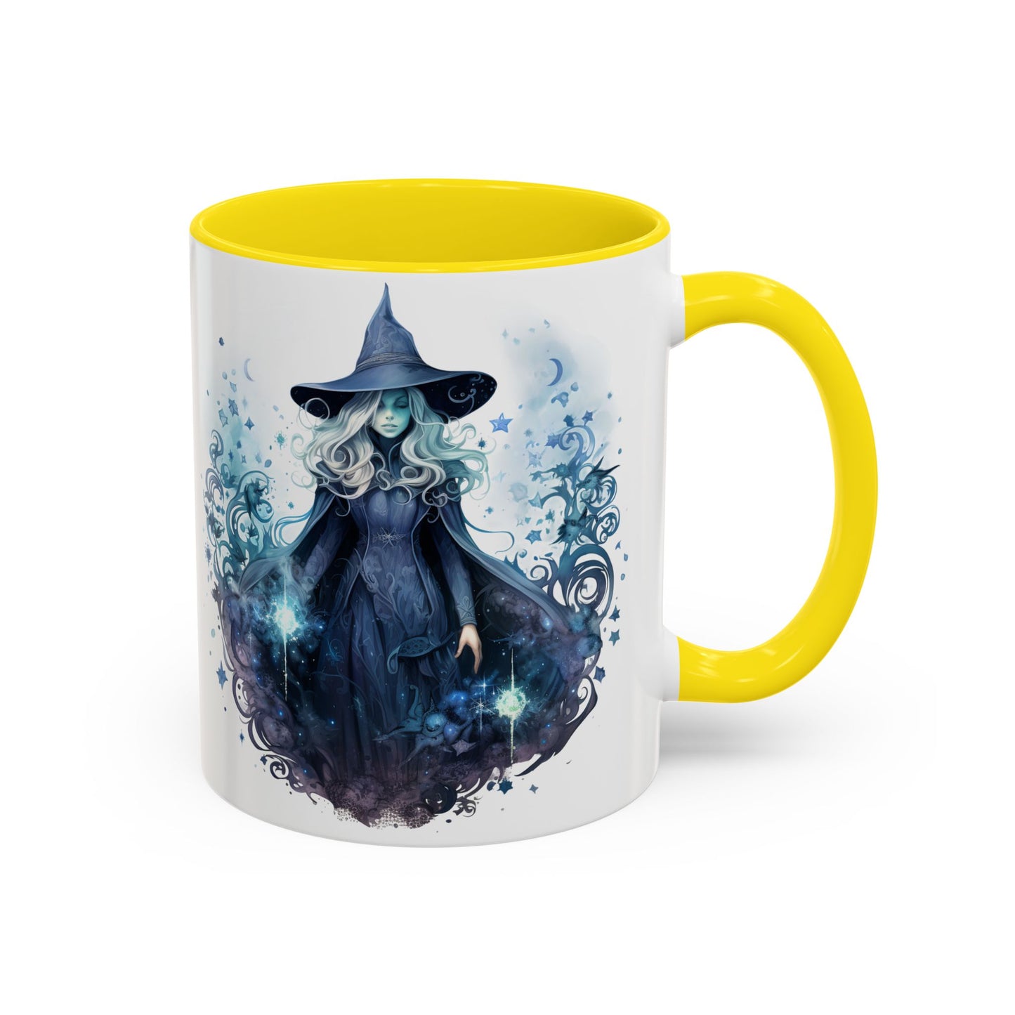 Witchy Accent Coffee Mug | Magical Coffee Cup, Halloween Decor, Gift for Witches, Enchanted Kitchenware, Mystical Mug