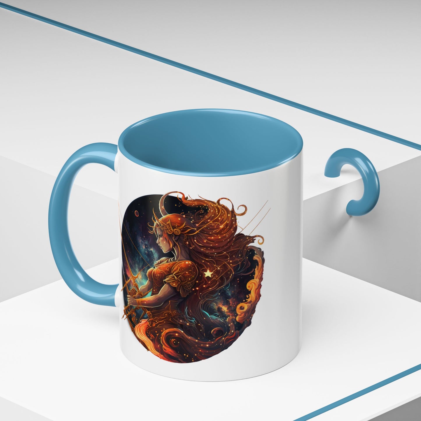 Celestial Goddess Coffee Mug | 11oz & 15oz | Mystical Gift for Coffee Lovers | Astrology Decor | Bohemian Kitchenware | Unique Art Mug