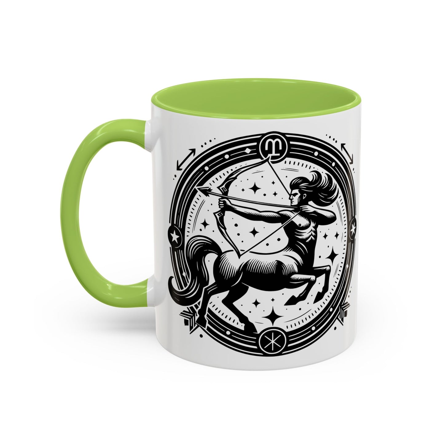 Zodiac Unicorn Coffee Mug, Astrology Gift, Horoscope Cup, Black Accents, Unique Unicorn Mug for Coffee Lovers