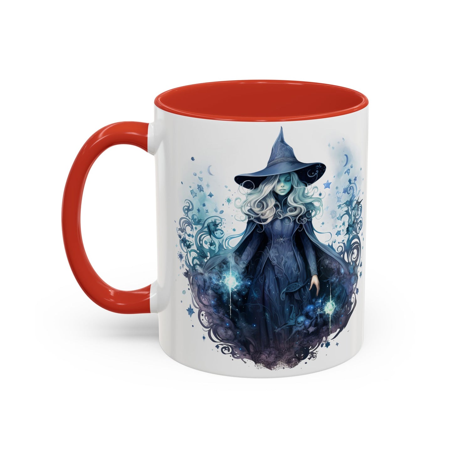 Witchy Accent Coffee Mug | Magical Coffee Cup, Halloween Decor, Gift for Witches, Enchanted Kitchenware, Mystical Mug
