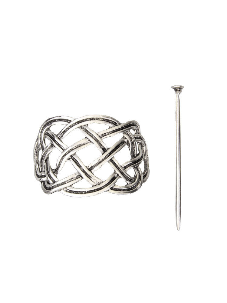 Celtic Norwegian Vintage Metal Woven Hairpin