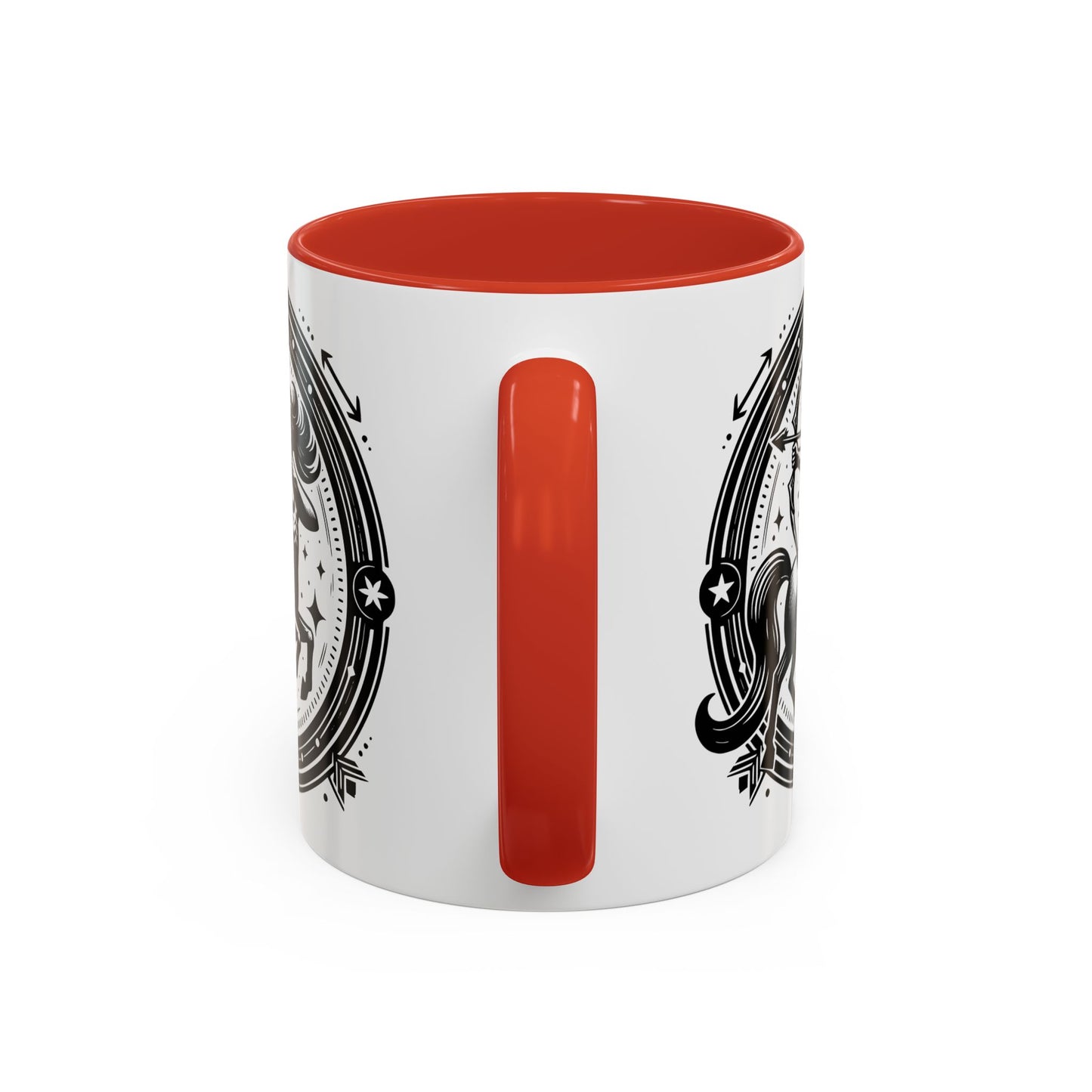 Zodiac Unicorn Coffee Mug, Astrology Gift, Horoscope Cup, Black Accents, Unique Unicorn Mug for Coffee Lovers