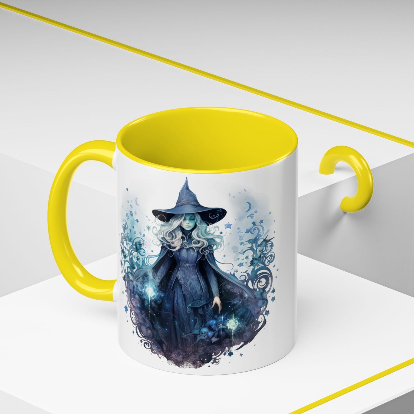 Witchy Accent Coffee Mug | Magical Coffee Cup, Halloween Decor, Gift for Witches, Enchanted Kitchenware, Mystical Mug