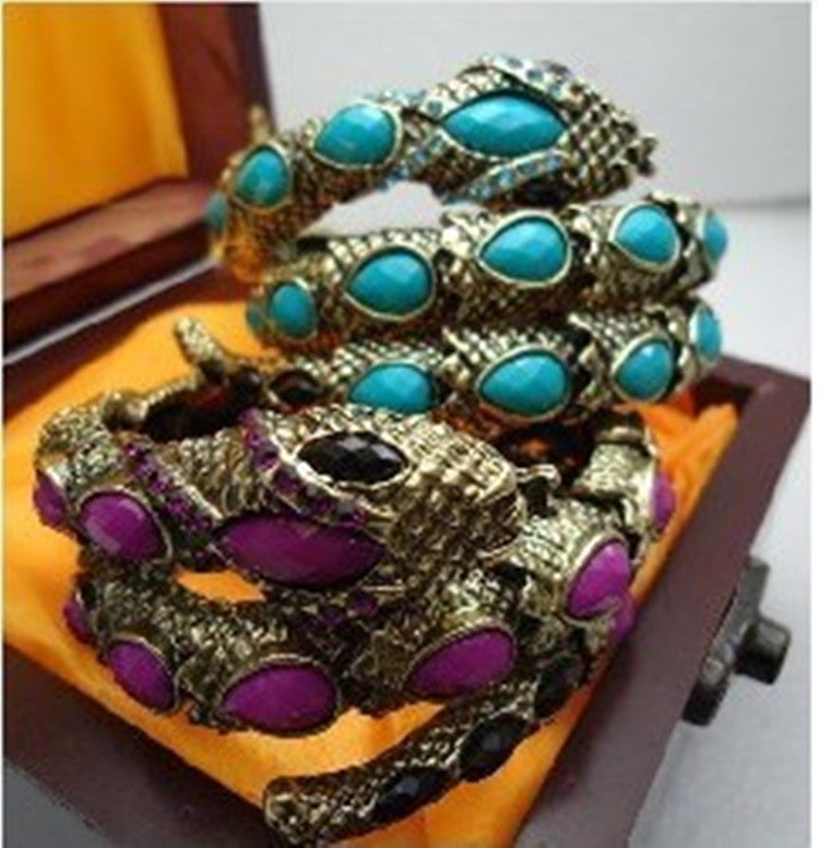 Multilayer snake-shaped bracelet bracelet