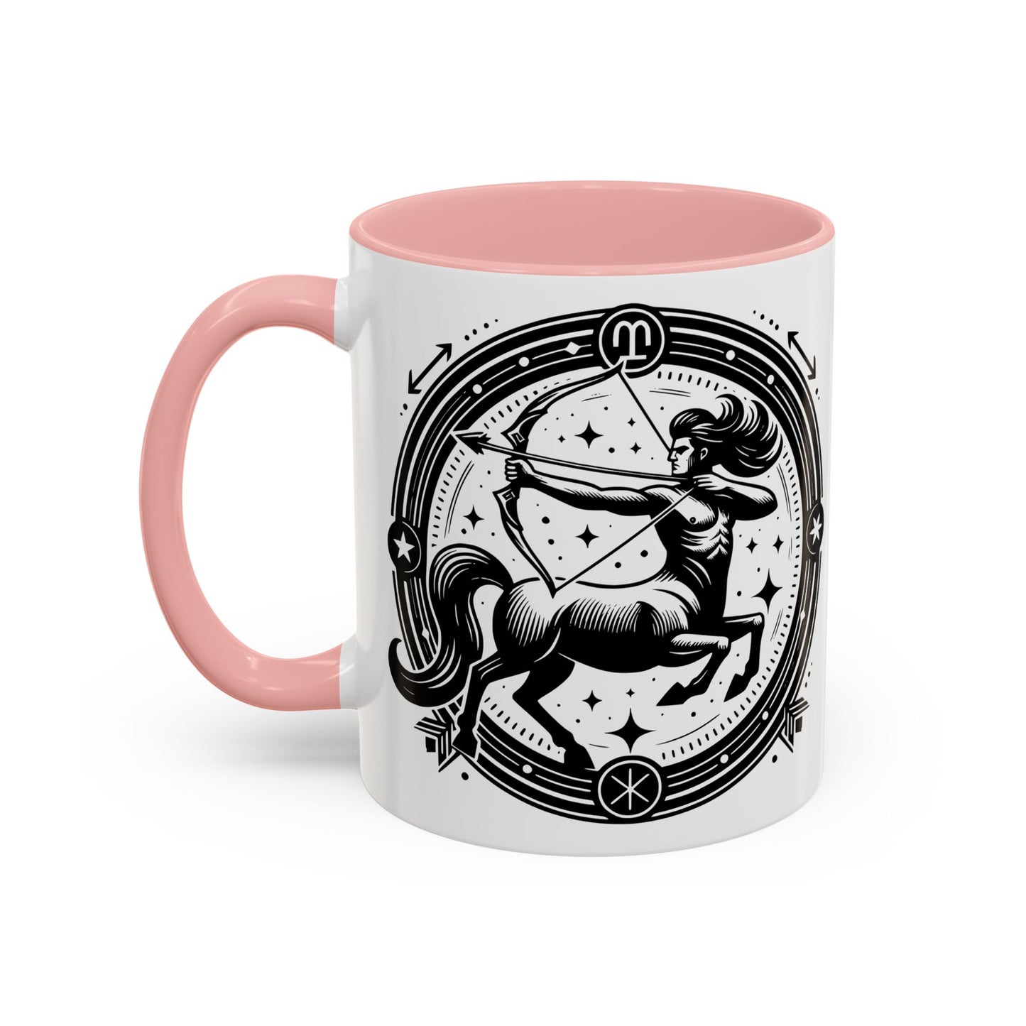 Zodiac Unicorn Coffee Mug, Astrology Gift, Horoscope Cup, Black Accents, Unique Unicorn Mug for Coffee Lovers