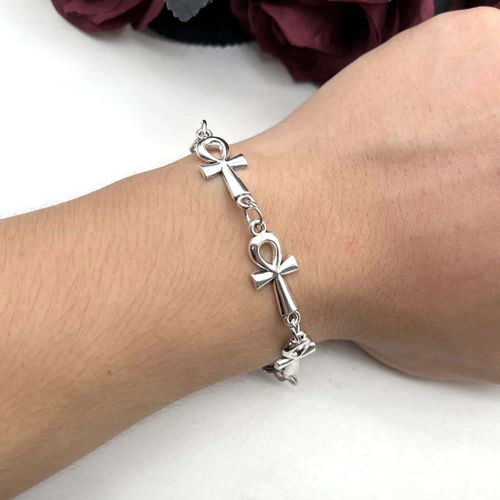Gothique Croix Bracelet Vampire