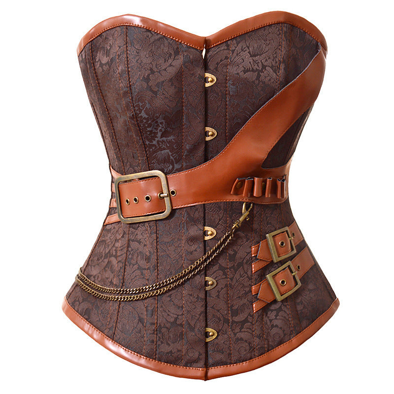 European And American Steampunk Retro Corset