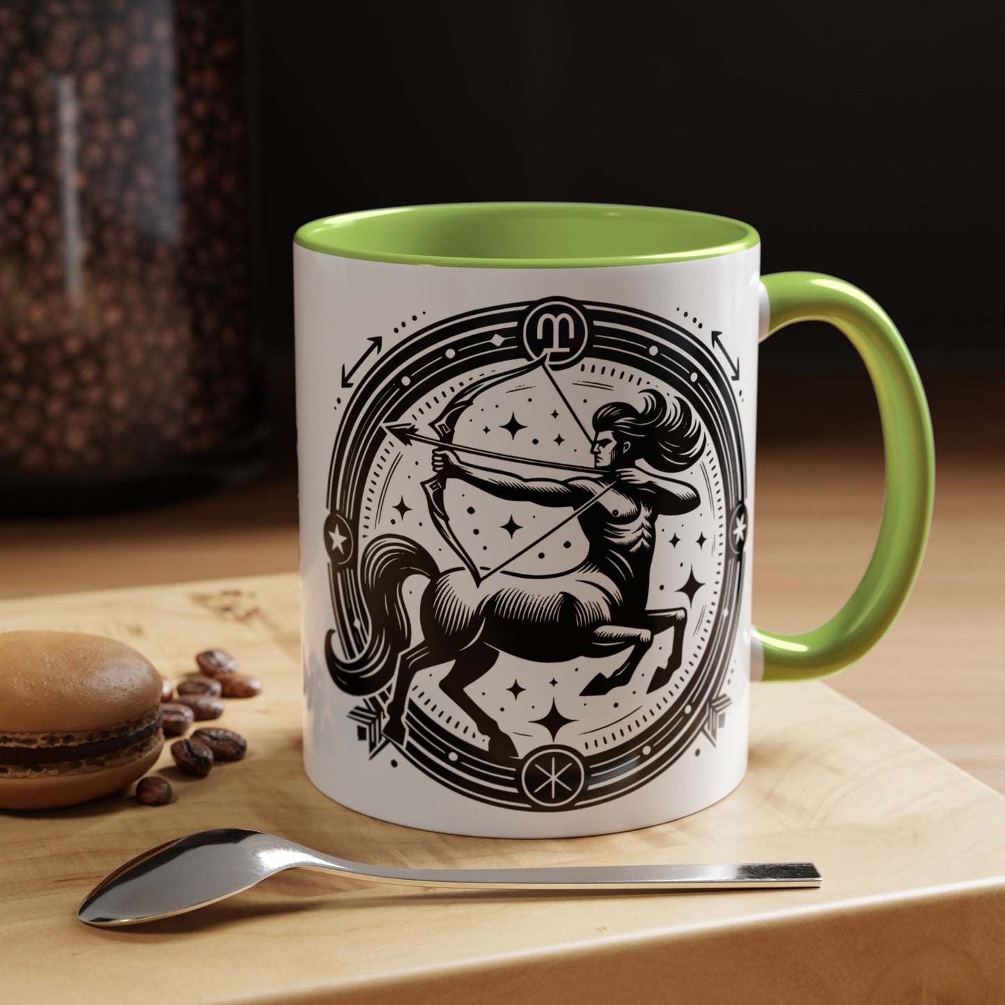 Zodiac Unicorn Coffee Mug, Astrology Gift, Horoscope Cup, Black Accents, Unique Unicorn Mug for Coffee Lovers
