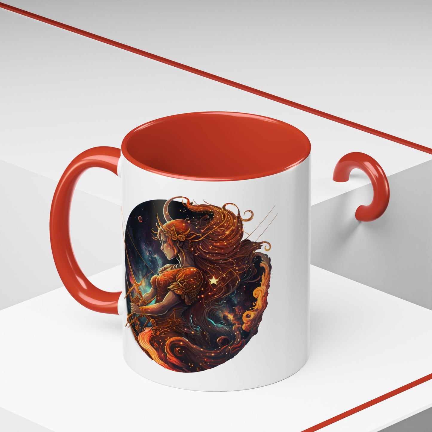 Celestial Goddess Coffee Mug | 11oz & 15oz | Mystical Gift for Coffee Lovers | Astrology Decor | Bohemian Kitchenware | Unique Art Mug