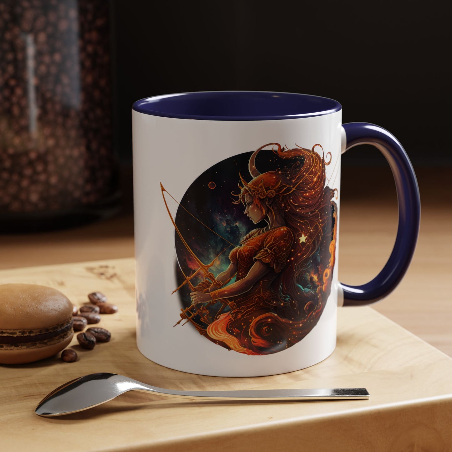 Celestial Goddess Coffee Mug | 11oz & 15oz | Mystical Gift for Coffee Lovers | Astrology Decor | Bohemian Kitchenware | Unique Art Mug