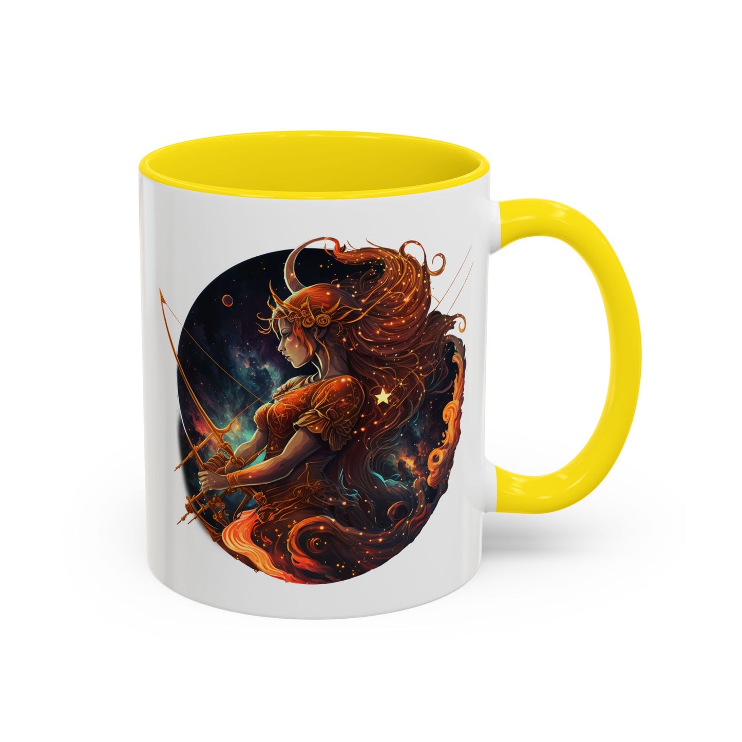 Celestial Goddess Coffee Mug | 11oz & 15oz | Mystical Gift for Coffee Lovers | Astrology Decor | Bohemian Kitchenware | Unique Art Mug