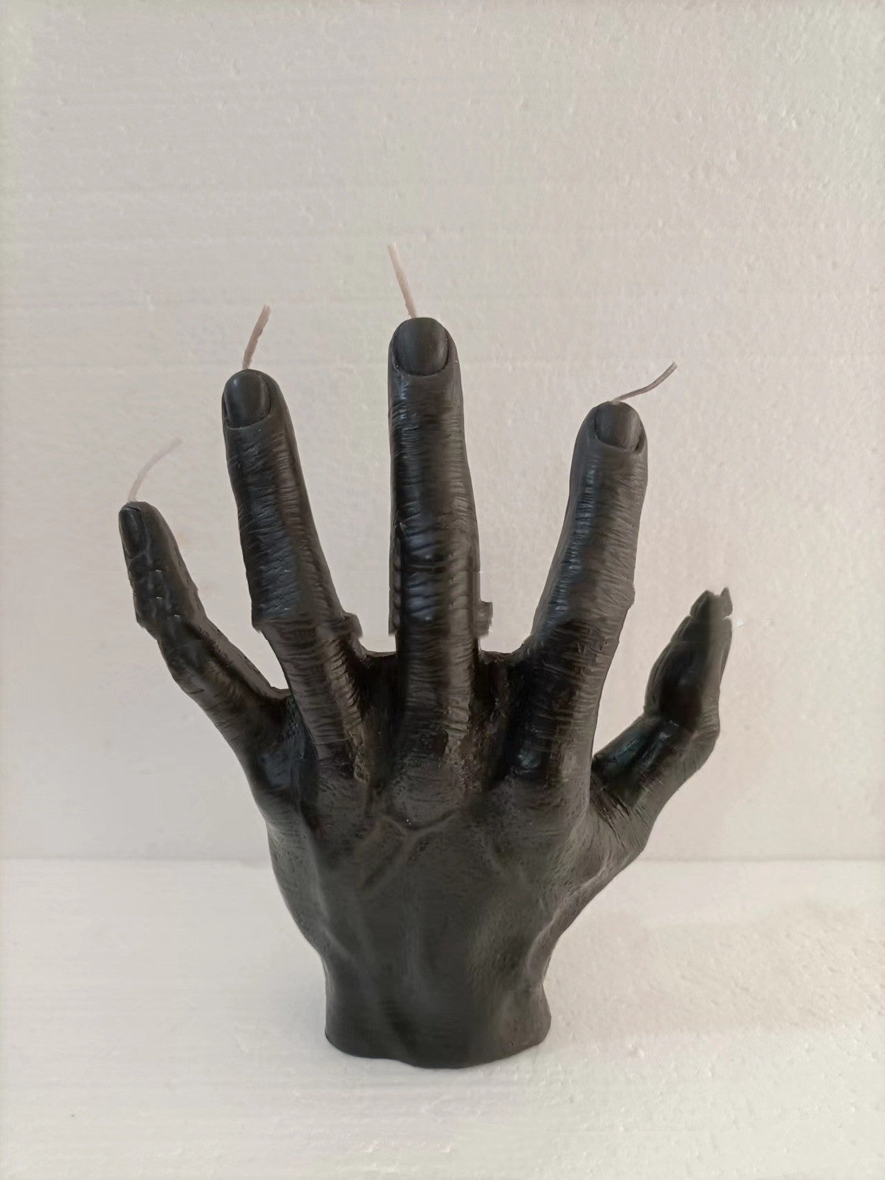 Resin Crafts Candle Vessel Horror Devil Hand Five Lamp Wick Candlestick