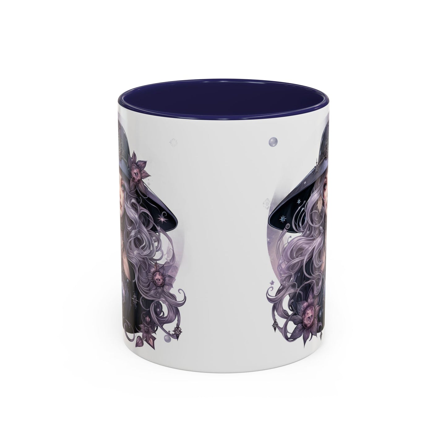 Mystical Witch Coffee Mug - Enchanting Floral Design, Black Accents, Perfect for Coffee Lovers, Gift for Witchcraft Enthusiasts, Ideal [...]