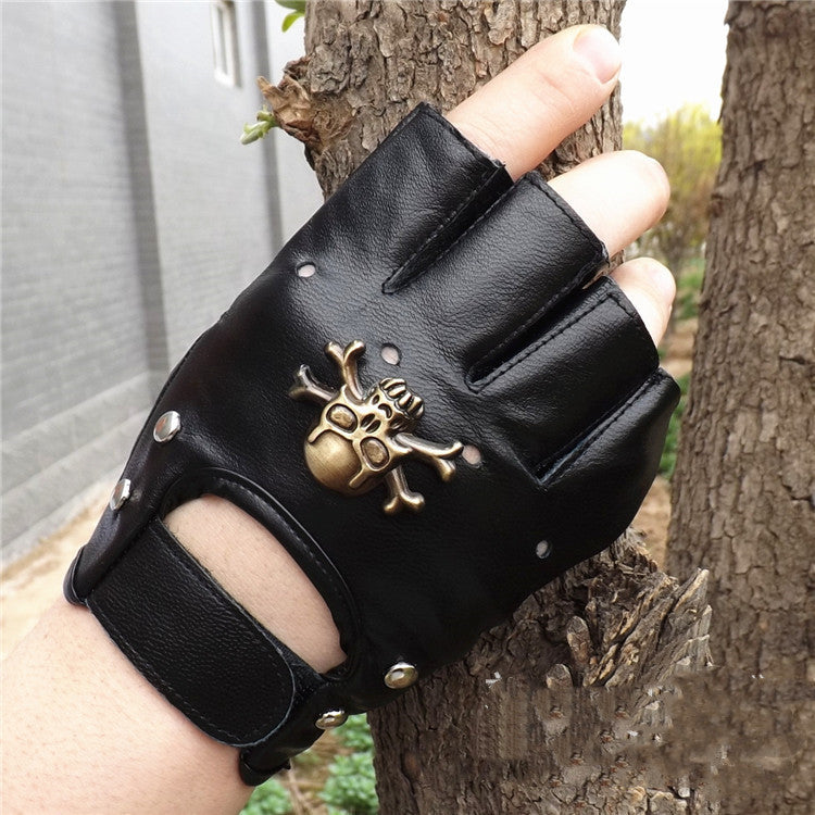 Steampunk Pirate Gants PU En Cuir Gothique Médiévale Cosplay