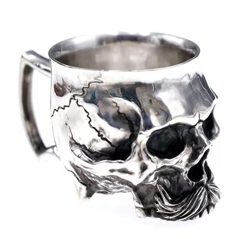 Creative Gothique Alliage Sculpté Boisson Tasse