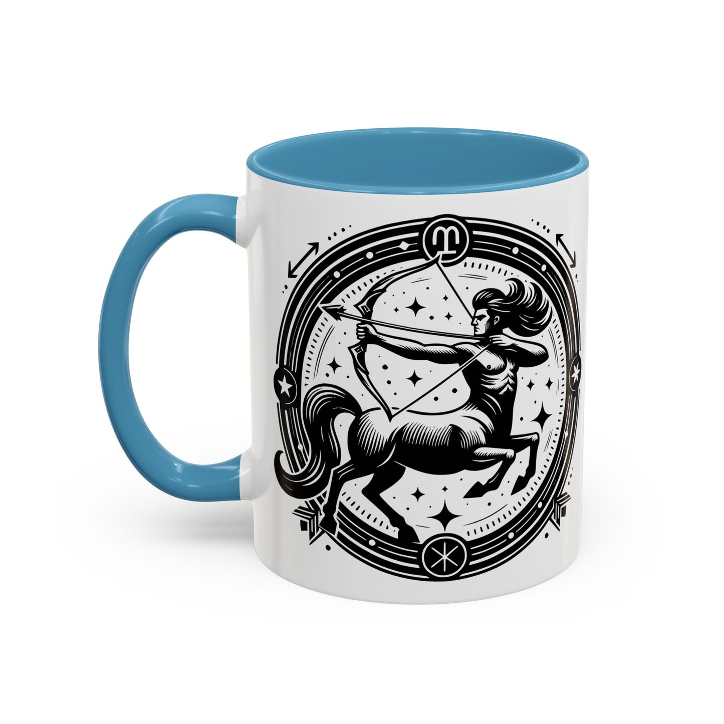 Zodiac Unicorn Coffee Mug, Astrology Gift, Horoscope Cup, Black Accents, Unique Unicorn Mug for Coffee Lovers