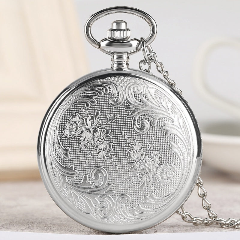 Grande Montre De Poche Avec la Vierge Marie Et Jésus Motif