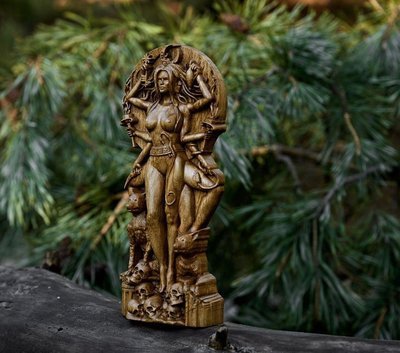 Resin Greek Goddess Statue Pagan Altar Garden Sculpture