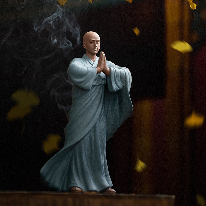 Purple Sand Zen Little Monk Tea Decoration