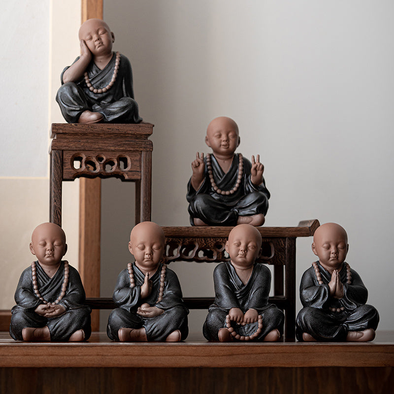 Zisha Zen Little Monk Tea Pet