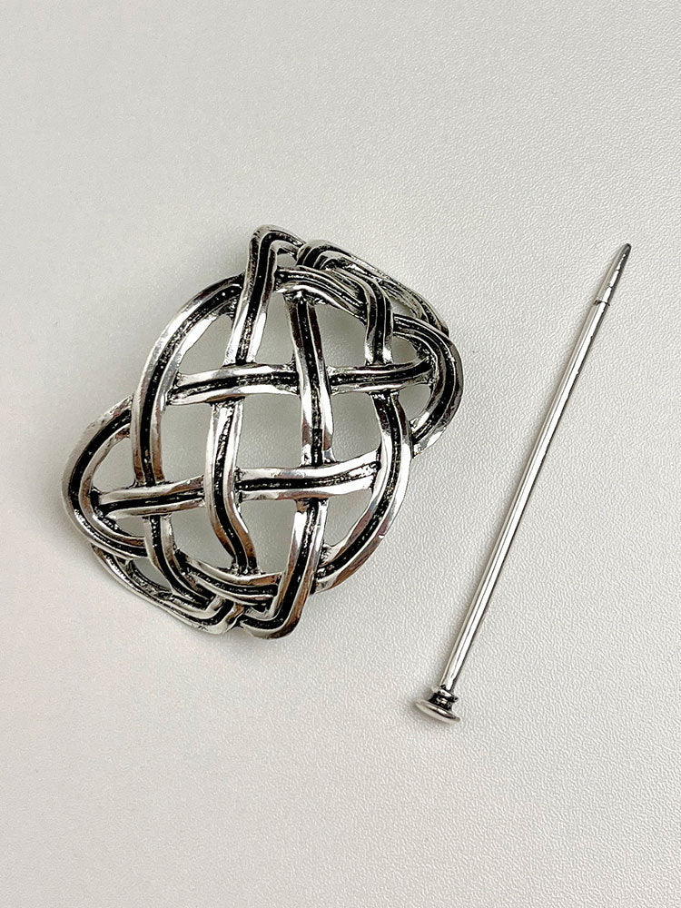 Celtic Norwegian Vintage Metal Woven Hairpin