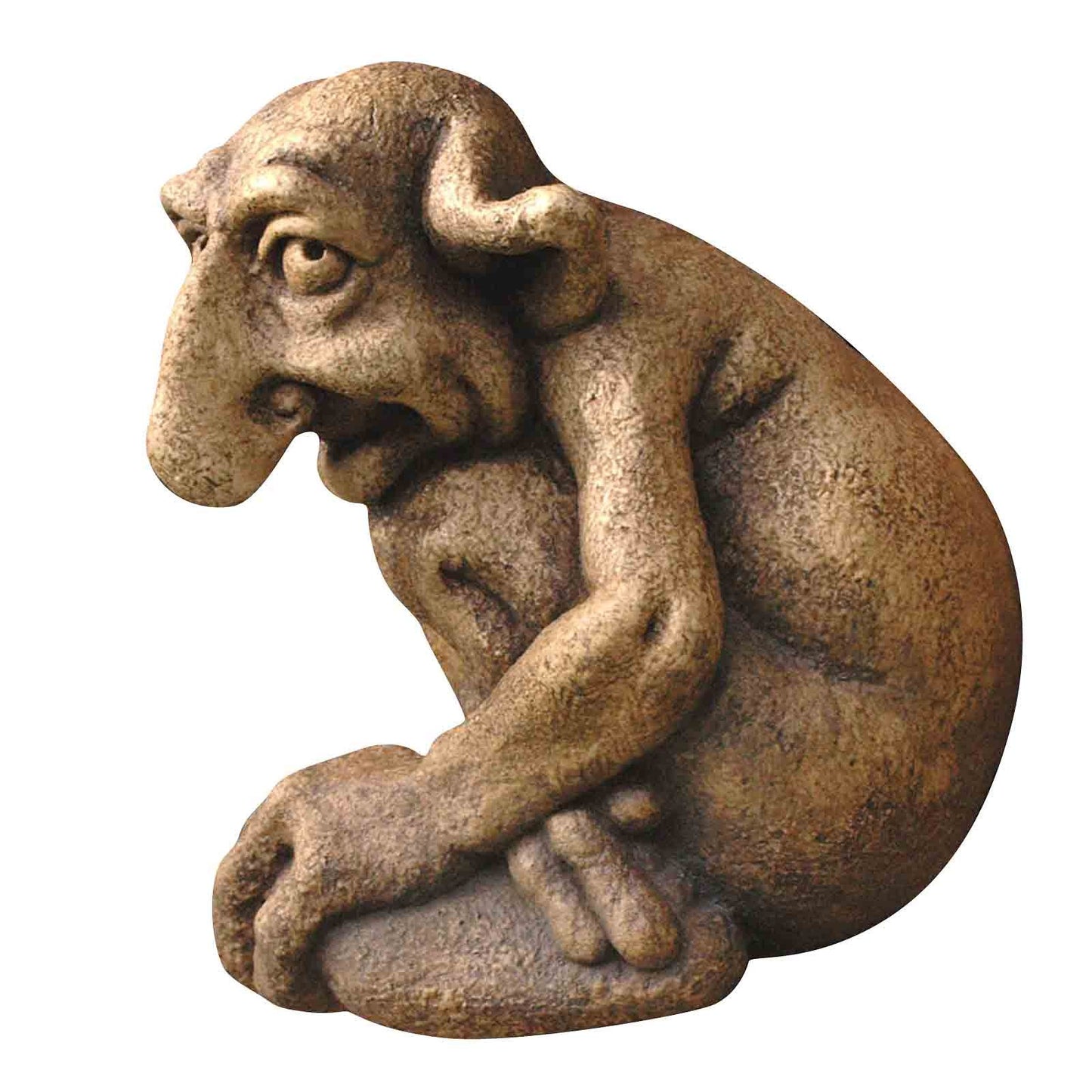 Gothique Sculpture En Pierre Artificielle Troll Résine Artisanat Gargouille Résine Artisanat Ornements