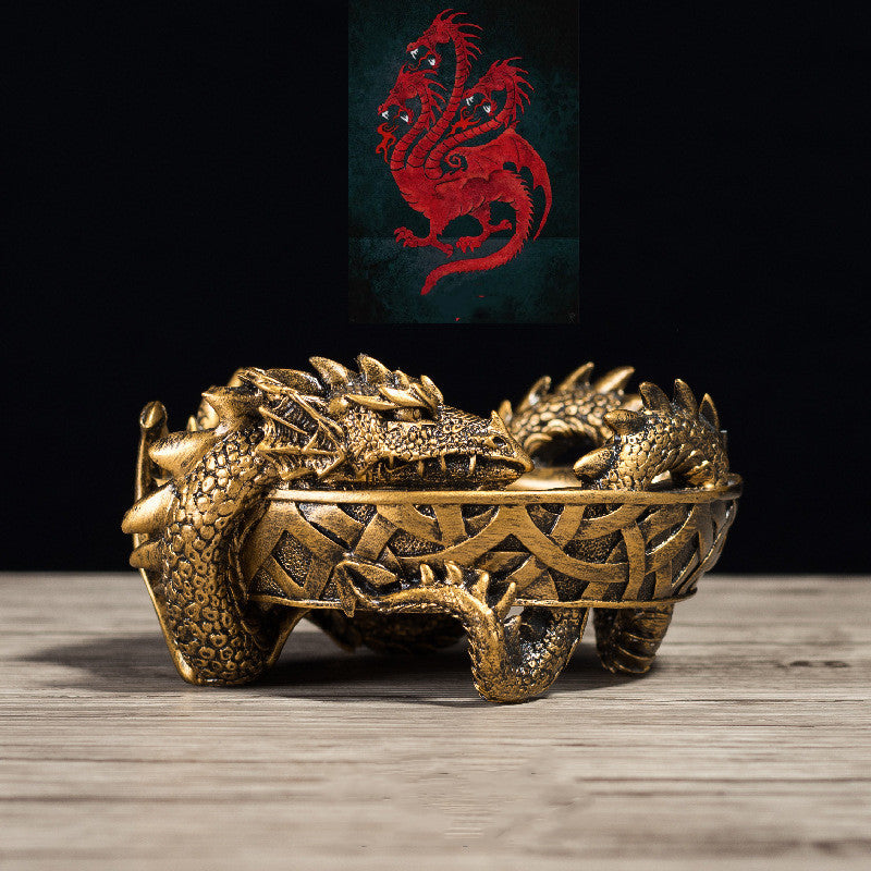Creative Personality Dragon Ashtray Home Decoration