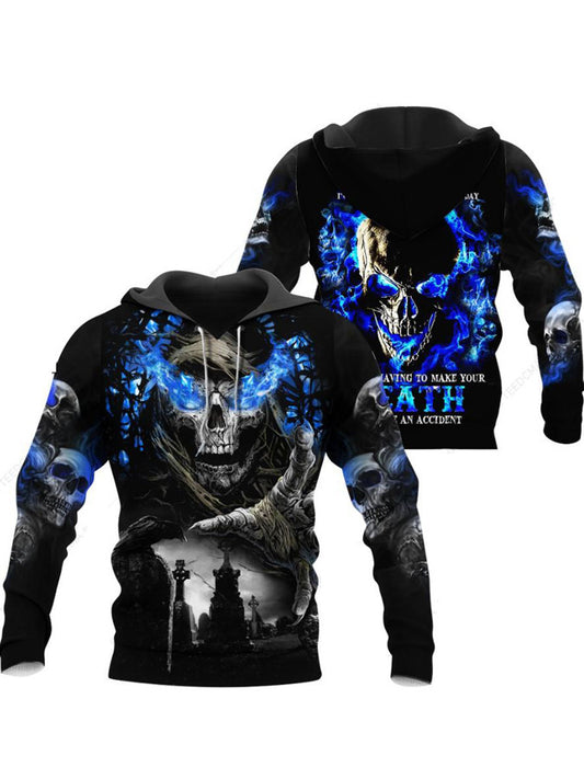 Fashion 3D Sweatshirt Men's Cool Viking Print