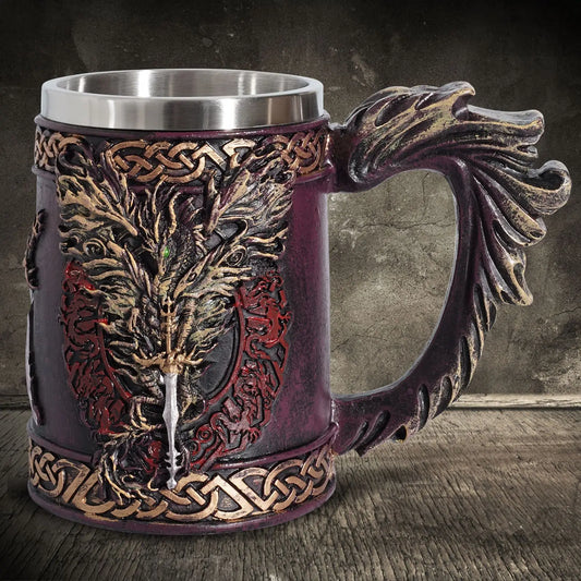 Trade Assurance Nordic Viking Loki Tankard Dragon Scandinavian Mug Nordic Thor Hammer Beer Bottle Mark Cup Opener