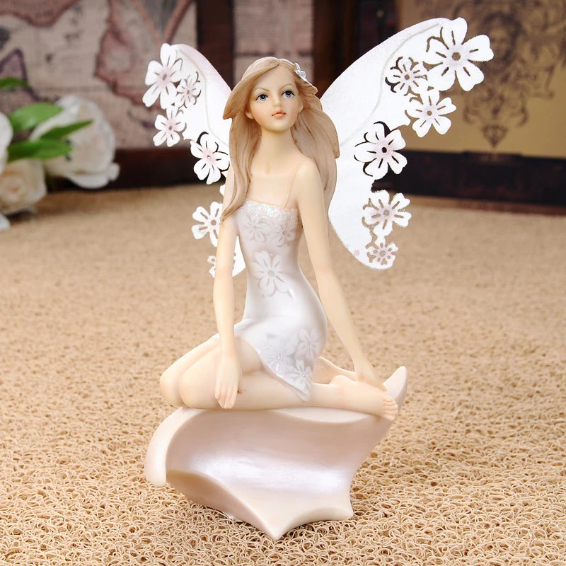 Ange ornements décorations de salon fée mignonne décor à la maison ange pour la décoration de la maison accessoires fée jardin Miniature