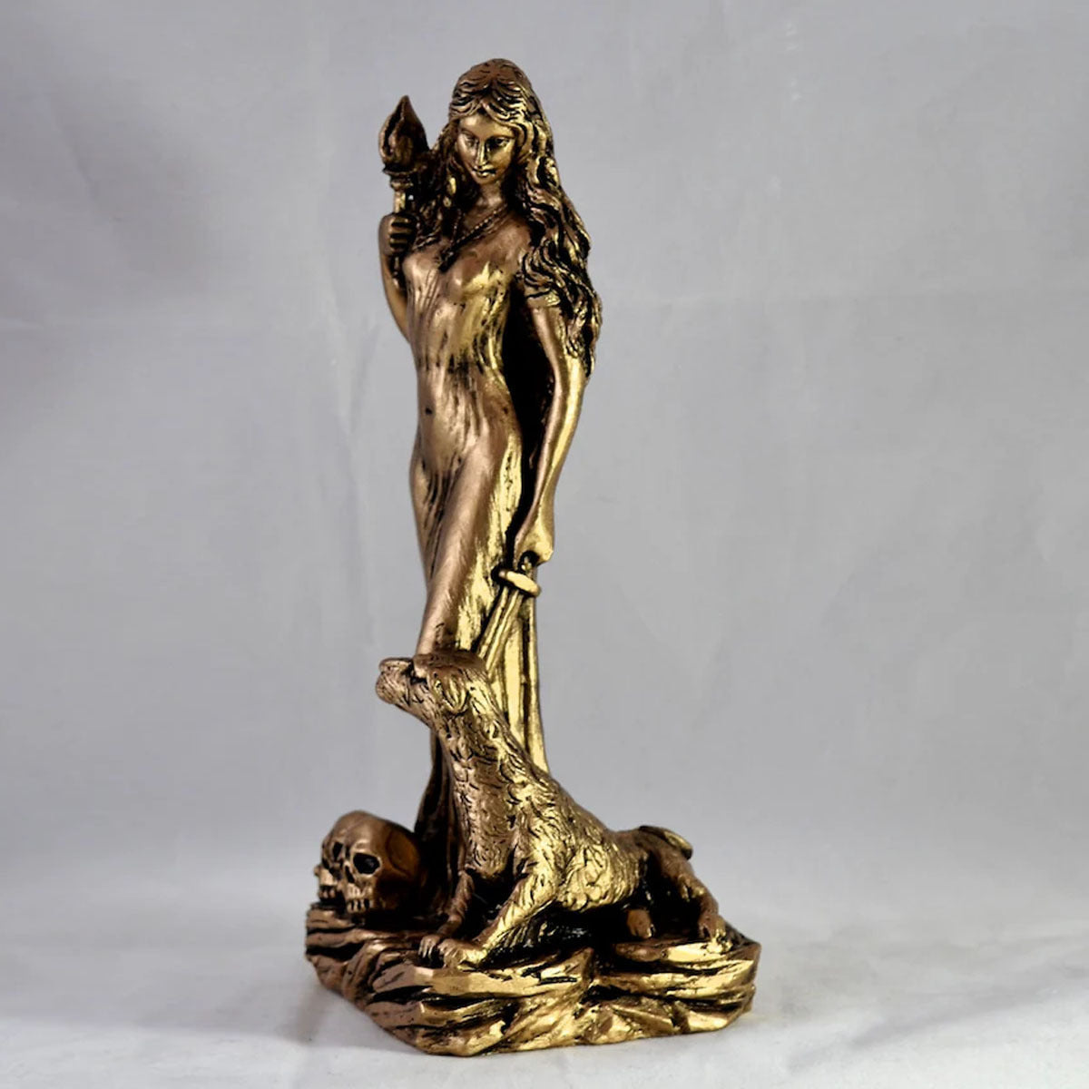 Golden Magic Witch Goddess Statue Ornaments