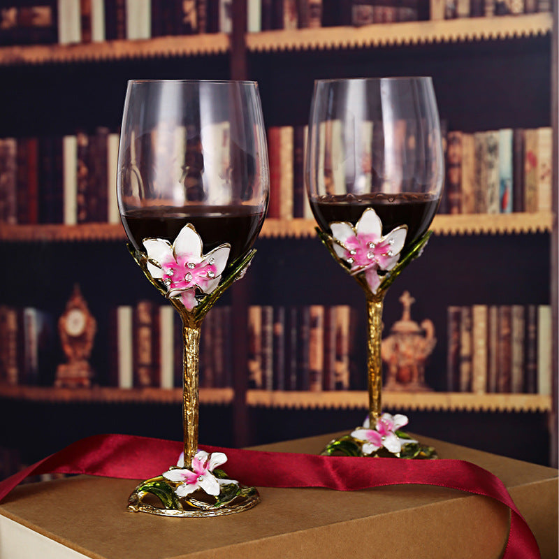 Light Luxury Red Wine Crystal Glass Goblet