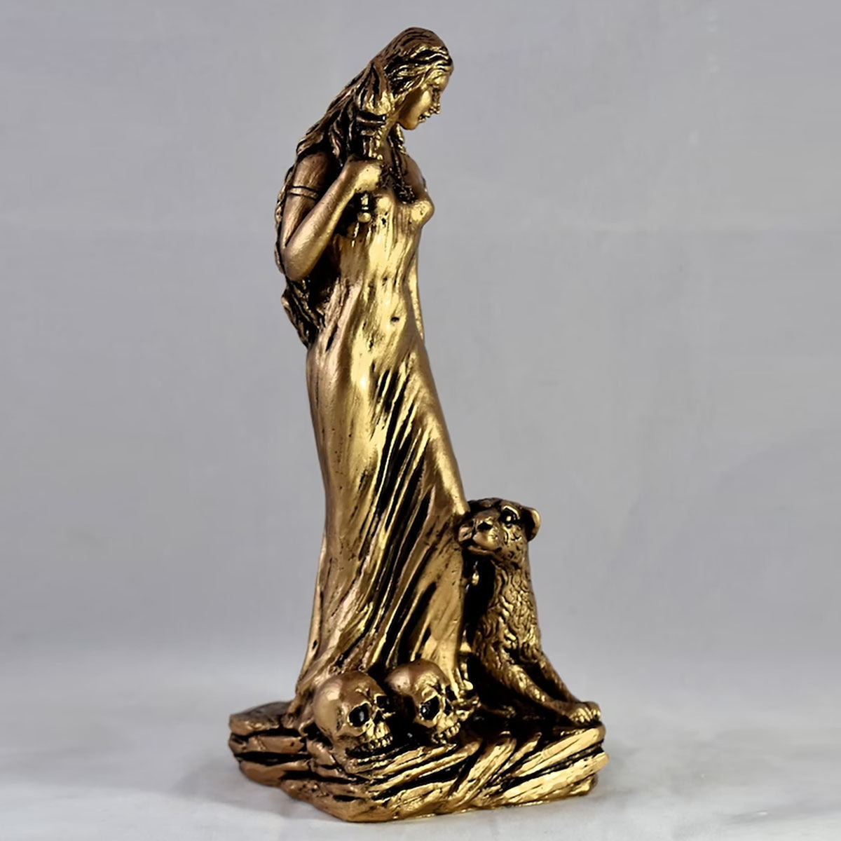 Golden Magic Witch Goddess Statue Ornaments